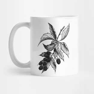 Blackberry branch Mug